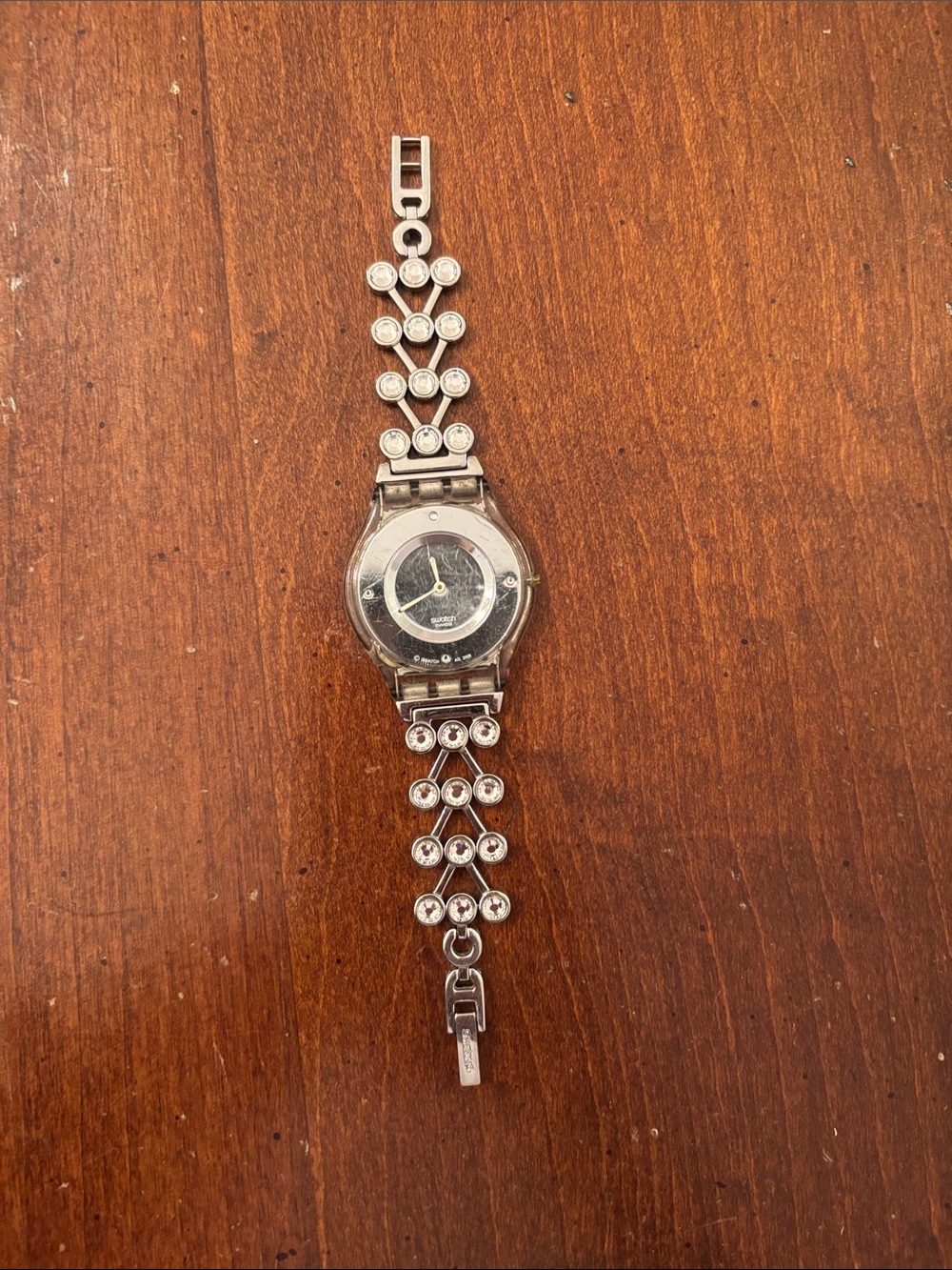 Silver Women's Fashion Watch - Stainless Look Bracelet